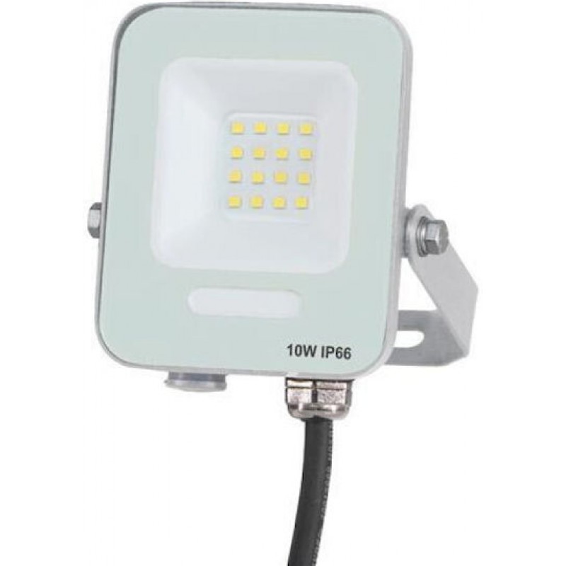 Eurolamp 147-69302 Προβολέας LED 10W SMD Λευκός IP66 3000K PLUS (147-69032)